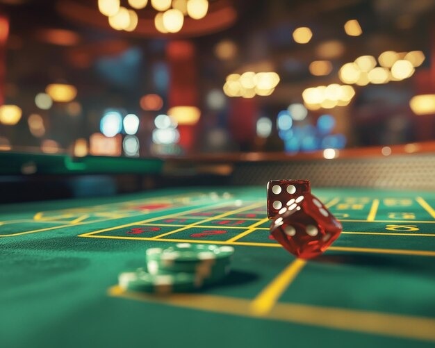 No Commission Baccarat table layout and payout structure